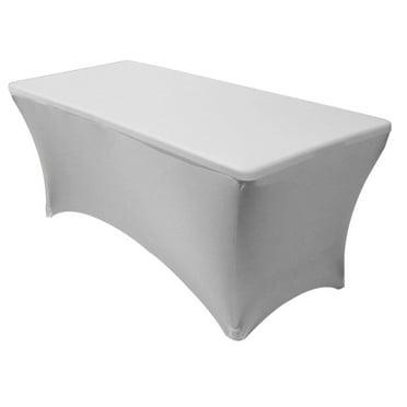 Rectangular Fitted Spandex Tablecloth Wedding Party Event Table Cover Stretch Rectangular Fitted Spandex Tablecloth Wedding Party Event Table Cover Stretch